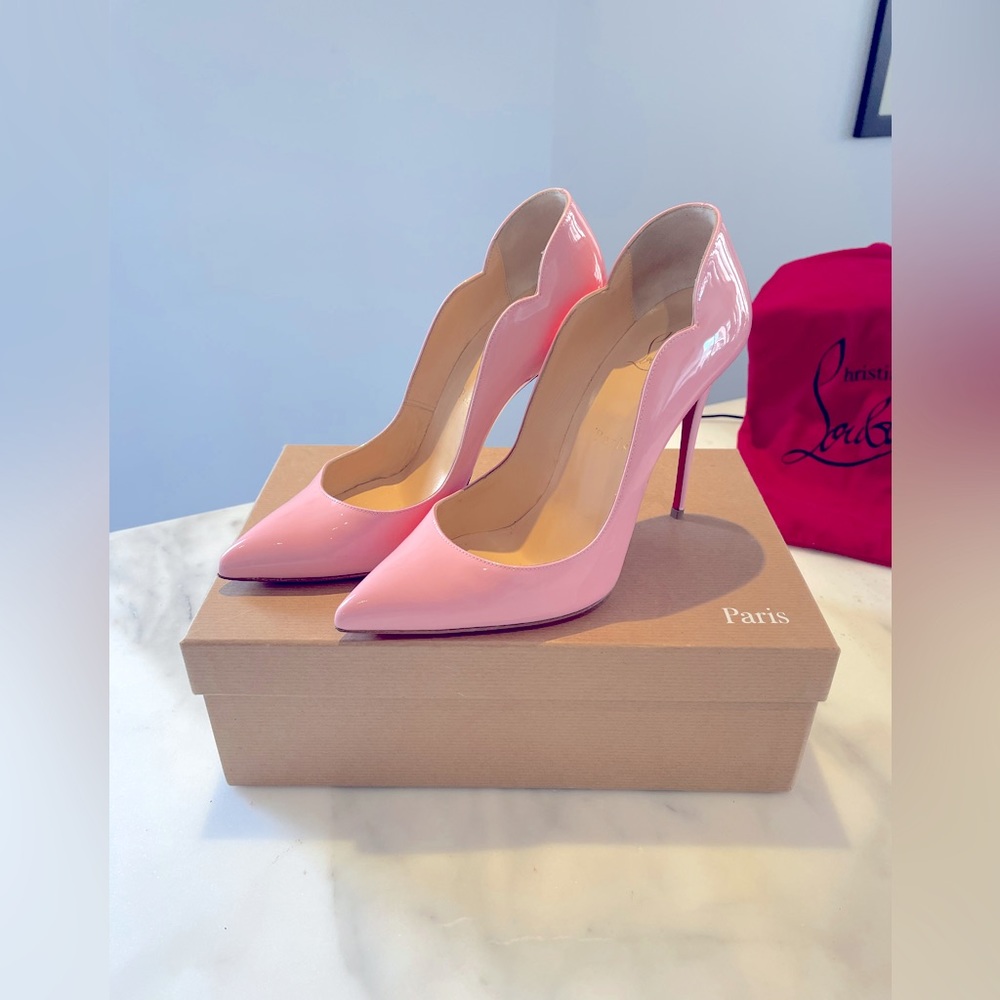 Christian Louboutin Hot Chick 100 Patent- 38